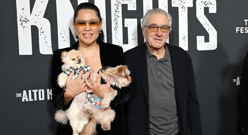 Minden szem rájuk szegeződött: így jelent meg Robert De Niro és 37 évvel fiatalabb, gyönyörű felesége