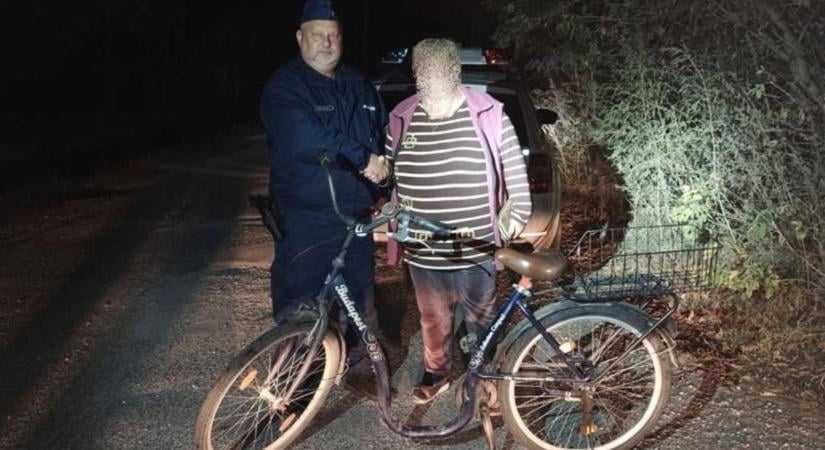 Négy óra alatt kapták el a kerékpártolvajt Komárom-Esztergomban  kamerafelvétel