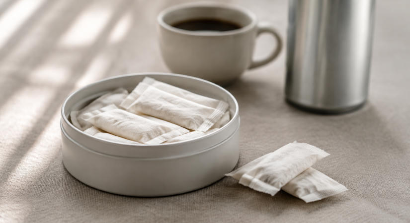 Egy apró tasakban több koffein lehet, mint egy energiaitalban – figyelmeztet a fogyasztóvédelem