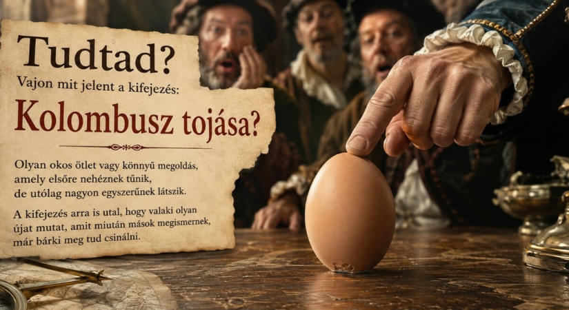 Tudtad? - Vajon mit jelent a kifejezés: Kolumbusz tojása?