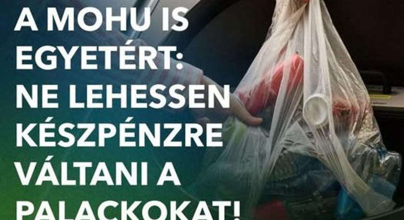 Vége lehet a készpénzes palackvisszaváltásnak