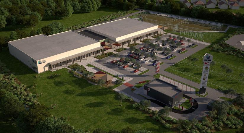 Az M3-as mellett, 8500 négyzetméteren épül a Faedra első kiskereskedelmi központja