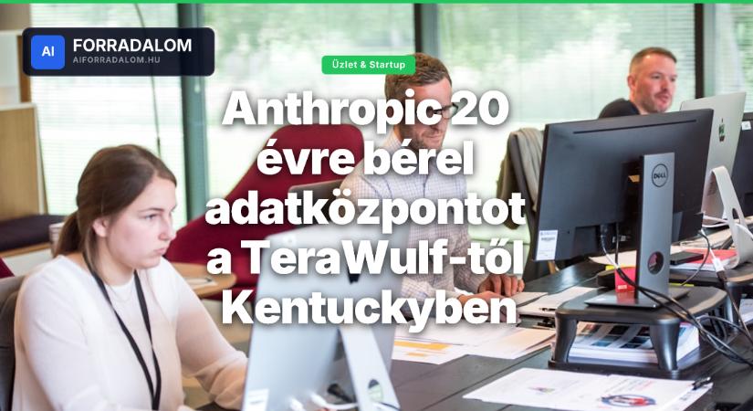 Anthropic 20 évre bérel adatközpontot a TeraWulf-től Kentuckyben