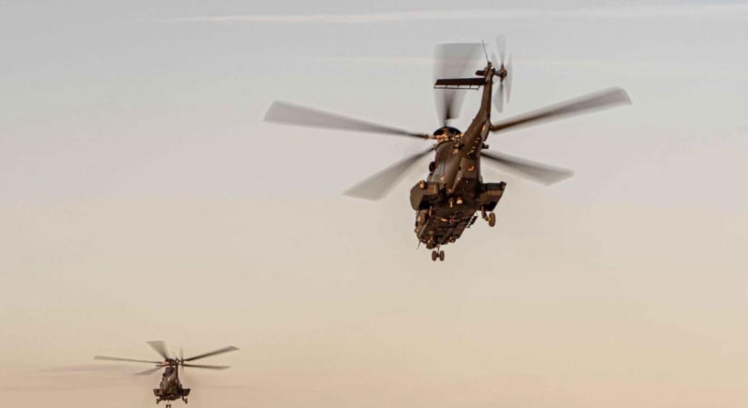 Felszálltak a honvédség helikopterei, akkora a baj Dédestapolcsánynál