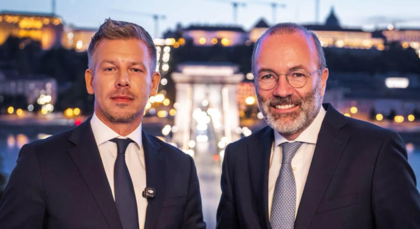 Budapesten fogadta Manfred Webert Magyar