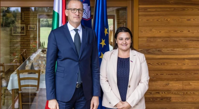 Tarr Zoltán és Suzana Lep Šimenko a magyar-szlovén határvidéken folytatott megbeszéléseket
