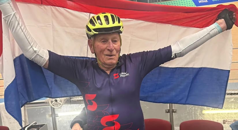 95 évesen döntött rekordot Peter Grandiek