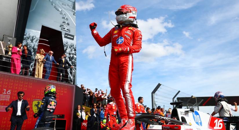 Charles Leclerc ünnepelt, Kimi Antonelli szomorkodott a Brit Nagydíj után