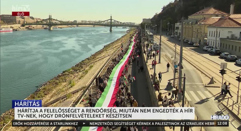 A BRFK az ORFK-ra hivatkozik a Hír TV drónjának ügyében