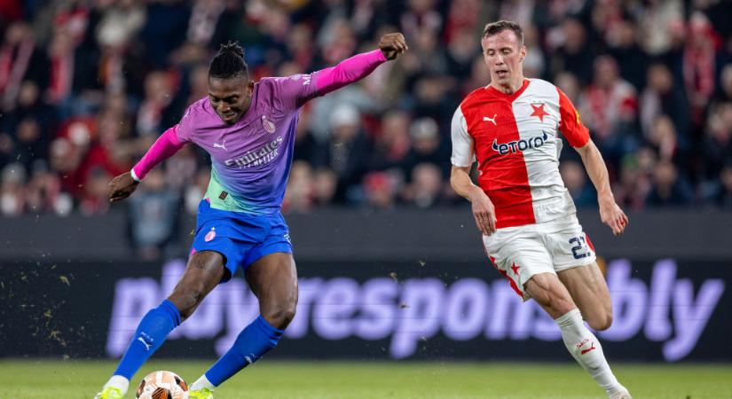 El: bombagólt lőtt Rafael Leao a Slavia Praha ellen! – videóval