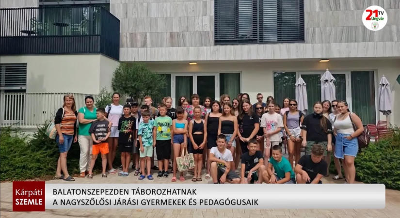 Balatonszepezden táborozhatnak a nagyszőlősi járási gyermekek és pedagógusaik (videó)