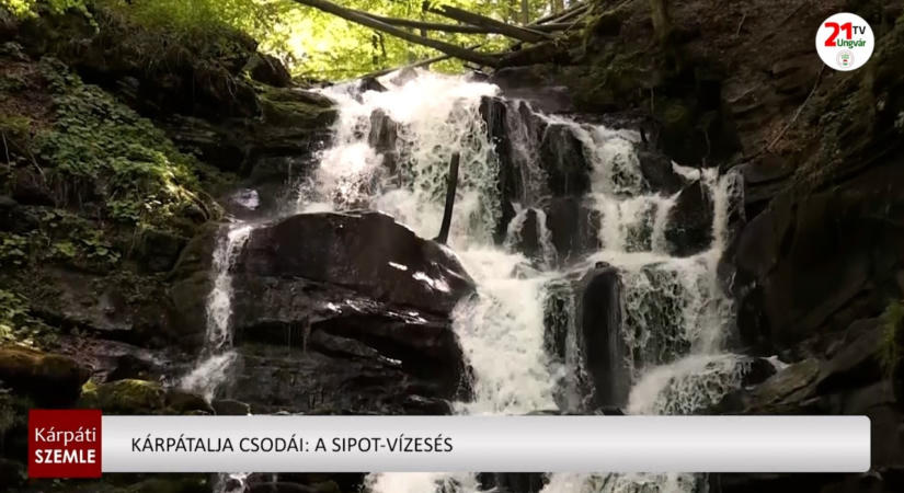 Kárpátalja csodái: a Sipot-vízesés (videó)