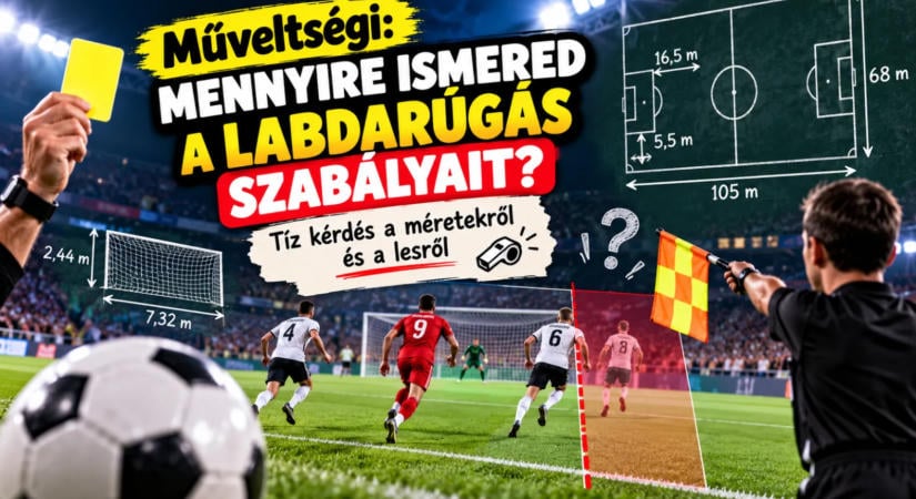 Műveltségi: mennyire ismered a labdarúgás szabályait? Tíz kérdés a méretekről és a lesről