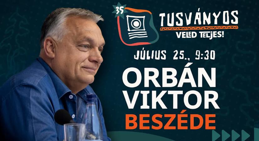 Tusványos 35: Orbán Viktor előadása – élő közvetítés