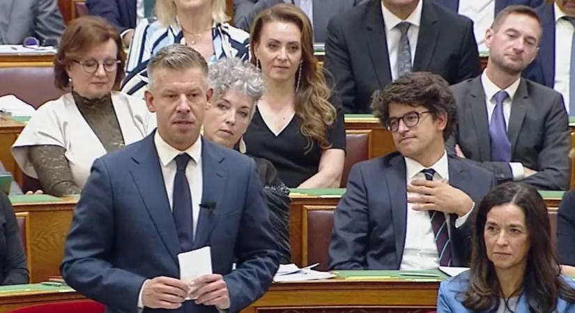Magyar Péter visszakézből reagált a frakcióvezetők felszólalásaira