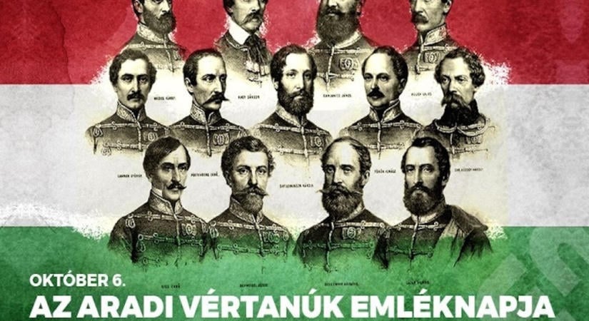 Győrben is megemlékeznek az aradi vértanúkról október 6-án: a Batthyány téren tartják a városi koszorúzási ünnepséget