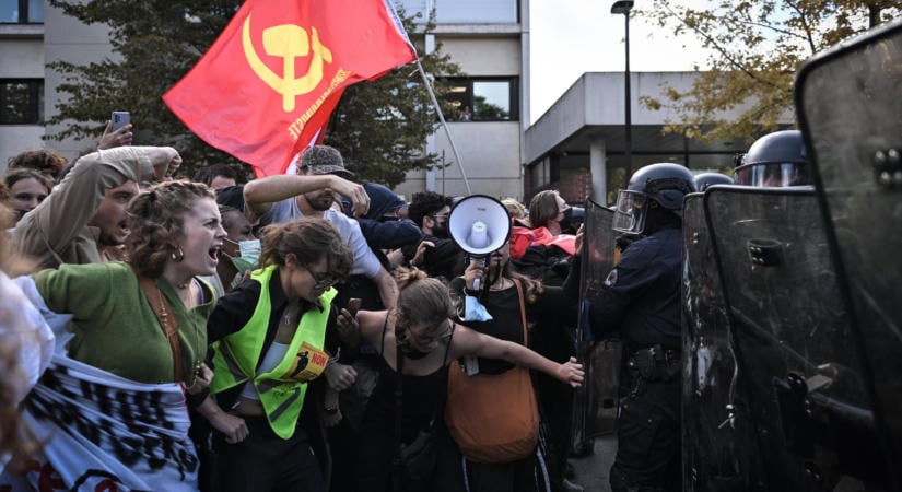 Több mint ötezer őrizetbe vétel a francia diáktüntetéseken