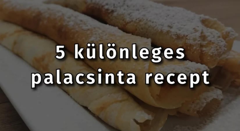 5 nem mindennapi palacsinta recept: ha már unod az egyszerű palikat!