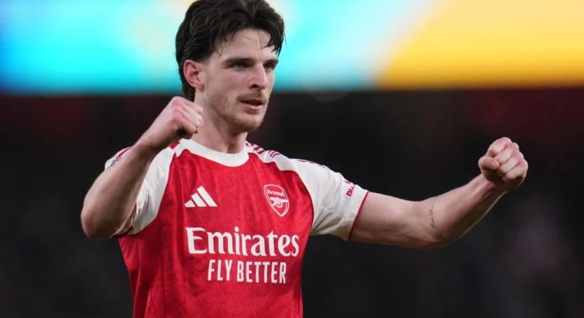 Új, hosszú távú szerződés aláírása előtt áll Declan Rice az Arsenalnál