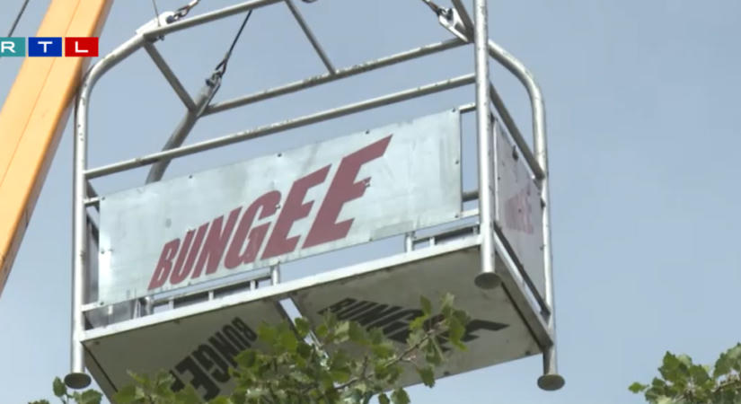 Egy fesztiválozó nyaka köré tekeredett a bungee jumping kötele a Szegedi Ifjúsági Napokon