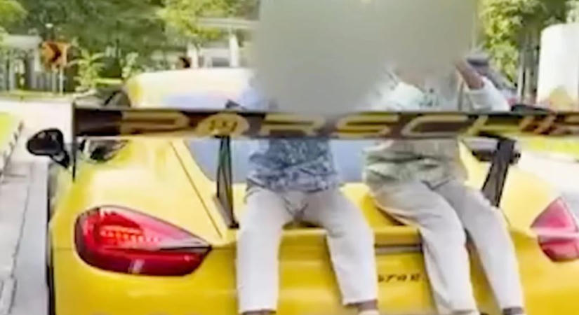 Négyülésest csinált a Porsche Caymanból egy apuka, súlyosan megjárta