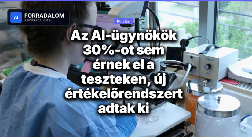 Az AI-ügynökök 30%-ot sem érnek el a teszteken, új értékelőrendszert adtak ki