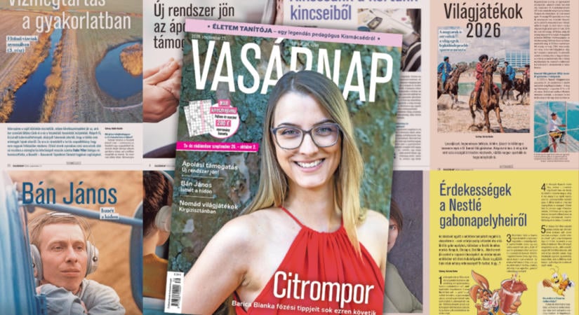 Miről ír a Vasárnap legújabb száma?