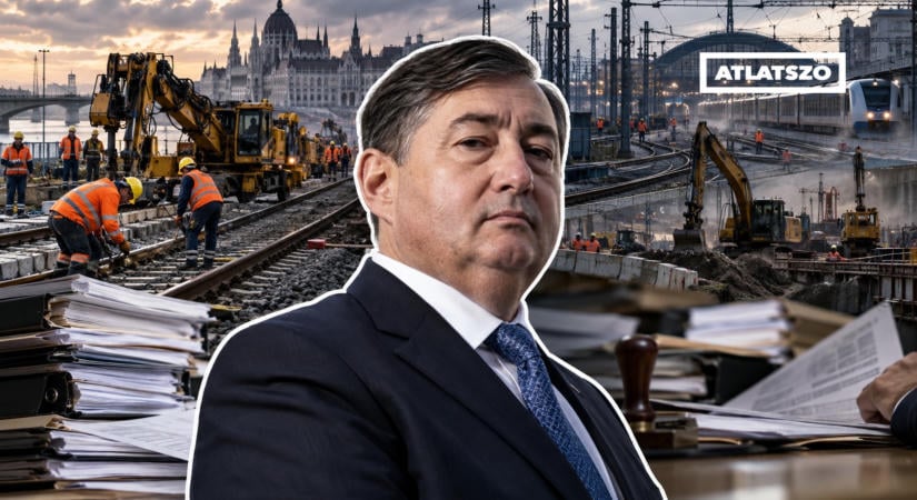 Évekig mindent vitt, most kizárták Mészáros Lőrinc V-Hídját a vasúti közbeszerzésekből