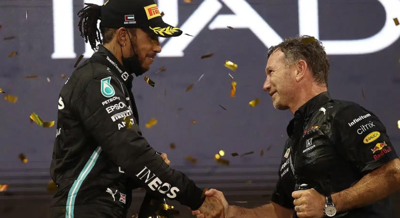 Christian Horner miatt igazolt át Hamilton a Mercedeshez