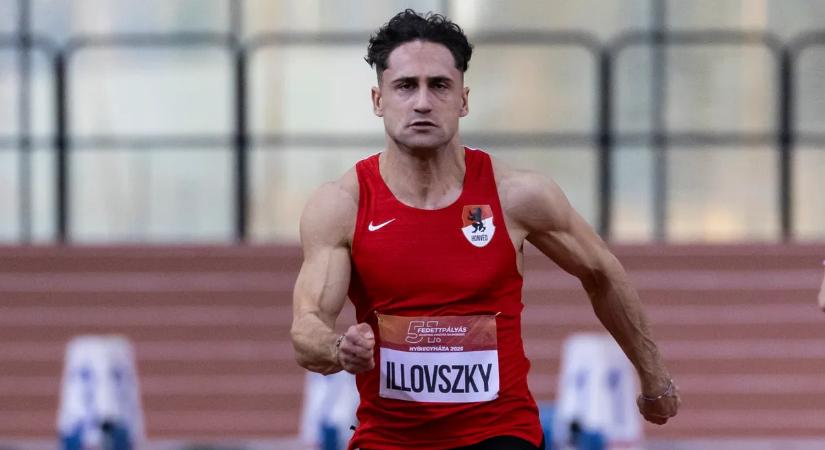 Illovszky Dominik szakállas országos csúcsot állított be 60 méteren
