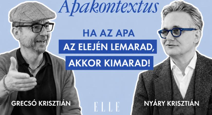 „Apa szíve nagyon lágy” – Grecsó Krisztián az apaságról mesélt az új ELLE podcastban