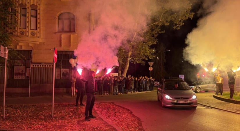 A haladók utolsó országos akciója: a támogatók Szabadkán is kivonultak az utcákra