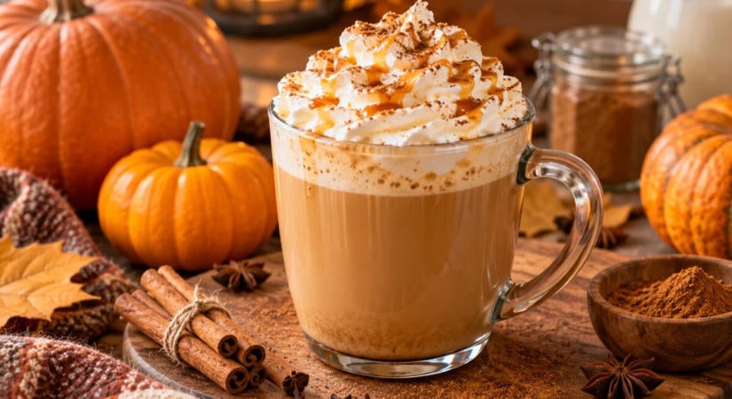 Pumpkin Spice Latte, mint a kávézóban: ezt az illatos őszi italt otthon is elkészítheti pár perc alatt