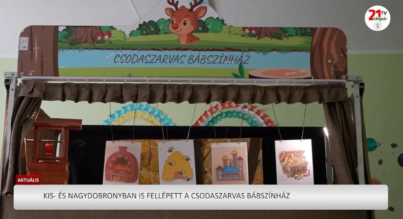 Aktuális (2026.07.04) - Kis- és Nagydobronyban is fellépett a Csodaszarvas Bábszínház (videó)
