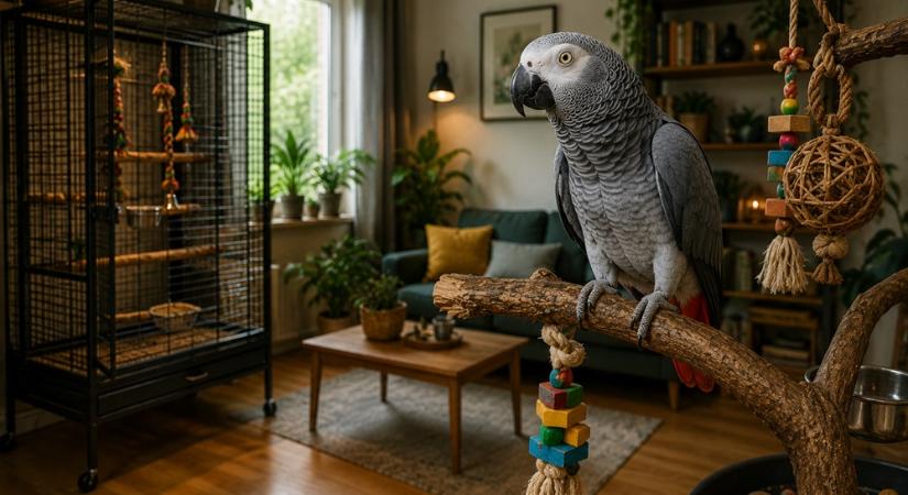 Ha a papagáj ordít vagy tépi a tollát, lehet, hogy nem rossz, hanem kétségbeesetten unatkozik