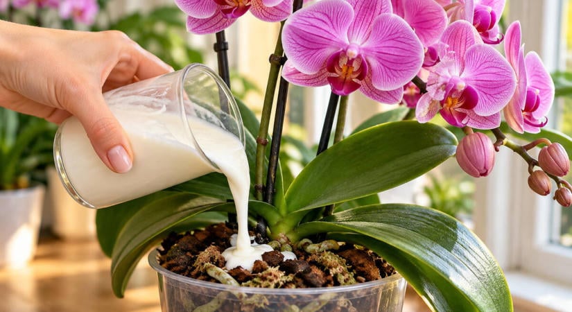 Önts natúr joghurtot az orchideákra és azonnal virágozni fognak tőle: így működik