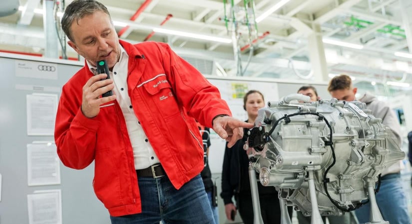 Így kel életre az elektromos hajtás – a győri Audi kulisszái mögé néztünk - fotók, videó