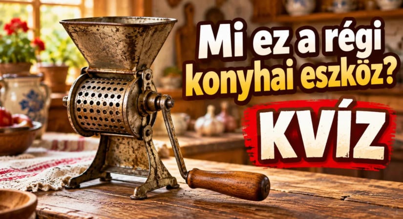 Mi ez a régi konyhai eszköz? 10 tárgy, amit a mai fiatalok már fel sem ismernek