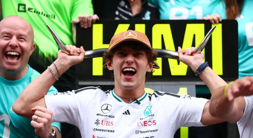 F1 pontverseny: Antonelli előnye 123 pont, míg a Red Bull előzött egyet!