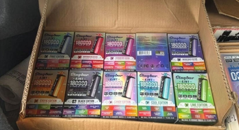 Gigapuffos vapek cserébe 10 milliós bünti - Lebukott egy férfi Budapesten