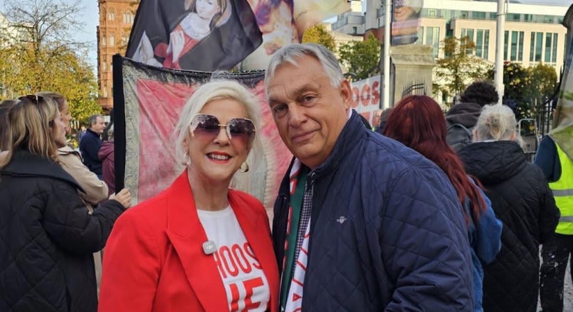 Orbán Viktort abortuszellenes tüntetésen vett részt Belfastban