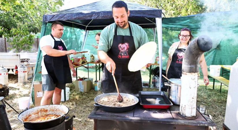 Tarka borjú, rotyogó bográcsok és fúvószene a tóparton – képeken a VII. Abonyi Tó Party – galéria