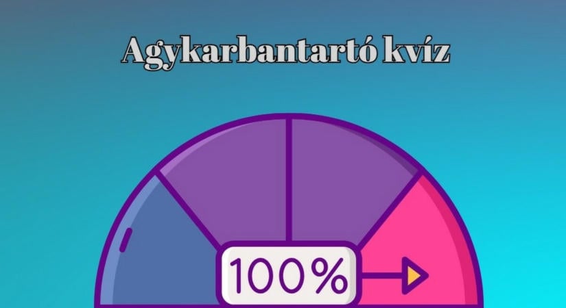 Kőkemény napi kvíz: hibátlanul csak tényleg a legjobbak képesek megoldani!