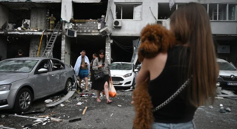 Brutális támadás intéztek Kijev ellen az oroszok