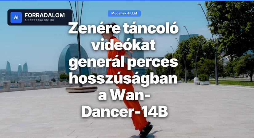 Zenére táncoló videókat generál perces hosszúságban a Wan-Dancer-14B