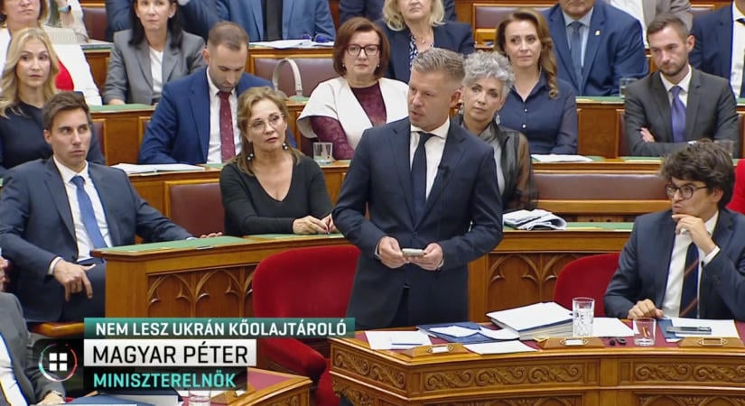 Magyar Péter: amíg Tisza-kormány van, nem épül ukrán üzemanyagtároló Magyarországon
