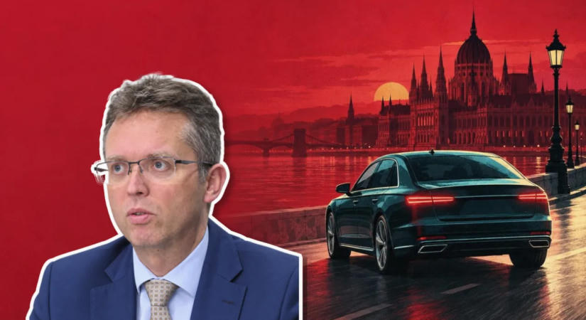 Hankó Balázs nélkül hajtott el az autója a Parlamentnél
