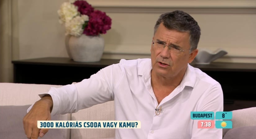 Dr. Tóth Tamás Schobert Norbi 3000 kalóriás diétájáról: „Súlycsökkenni lehet, de fogyni nem”