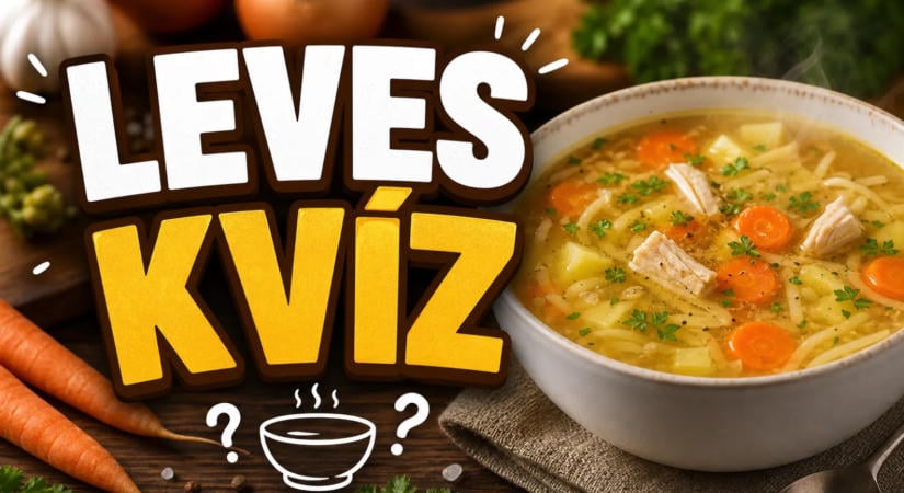 Leves kvíz: Ha hibátlanra megoldod ezt a leves kvízt, a te főztöd extra finom!