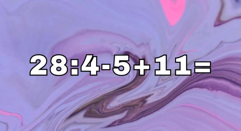 Matematika fejtörő: Mennyi a helyes megoldás?